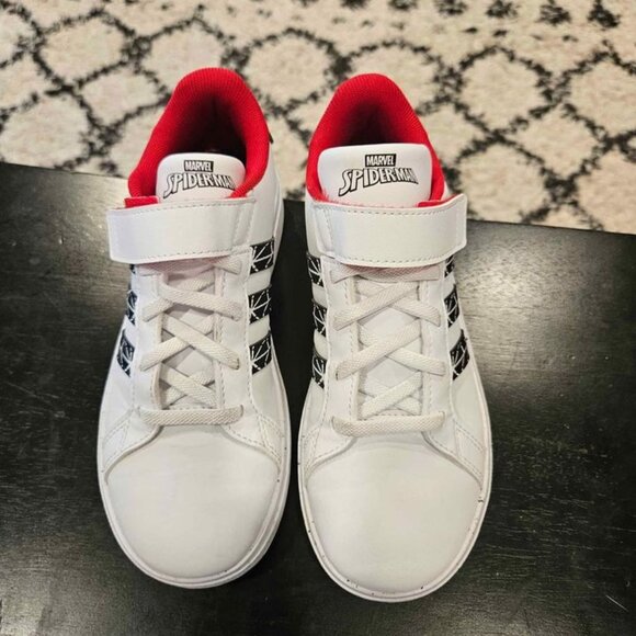 boys spiderman Adidas size 2 used once - Picture 6 of 7